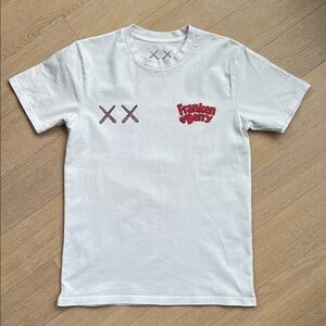 KAWS x Monster Franken Berry White Graphic T-Shirt